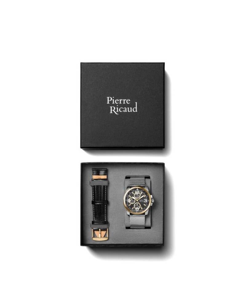 Gent watch Pierre Ricaud P60026.2157QF-SET